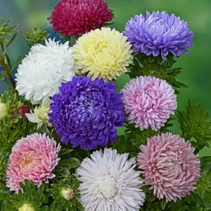 Aster peoniowy mieszanka